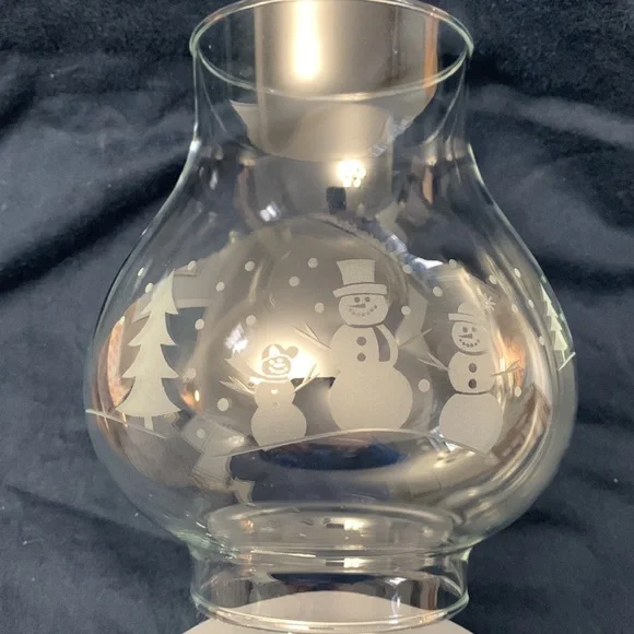 Princess House hurricane lamp. Made in USA - Picture 3 of 3